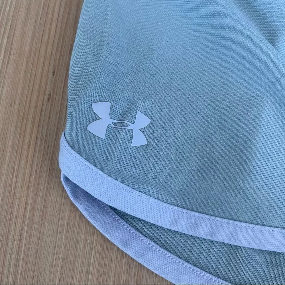 Under Armour Grey & Purple Athletic Shorts